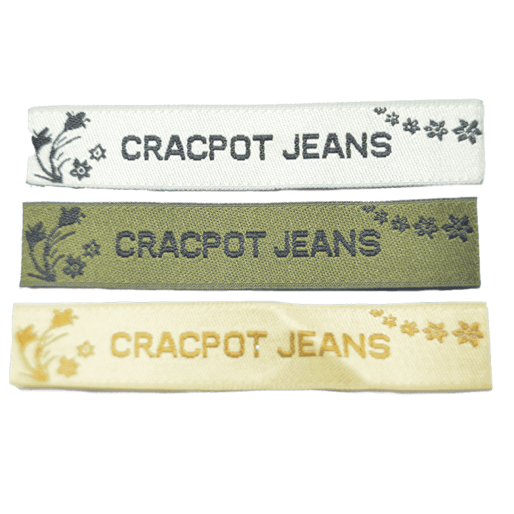 2 Renkli Askılık Ense Etiketi - Kenar Katlamalı 1.5 x 6 cm - www.etiketimalat.com