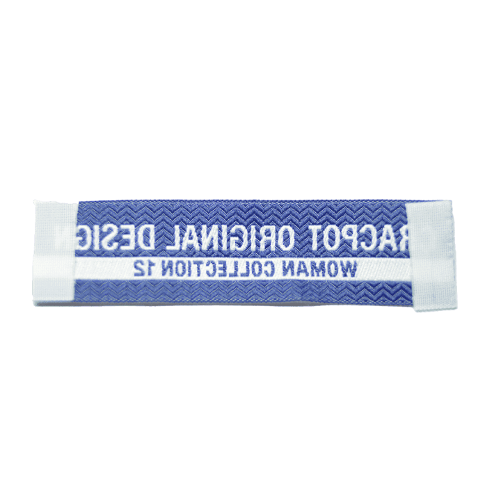 2 Renkli Askılık Ense Etiketi - Kenar Katlamalı 1.5 x 6 cm - www.etiketimalat.com