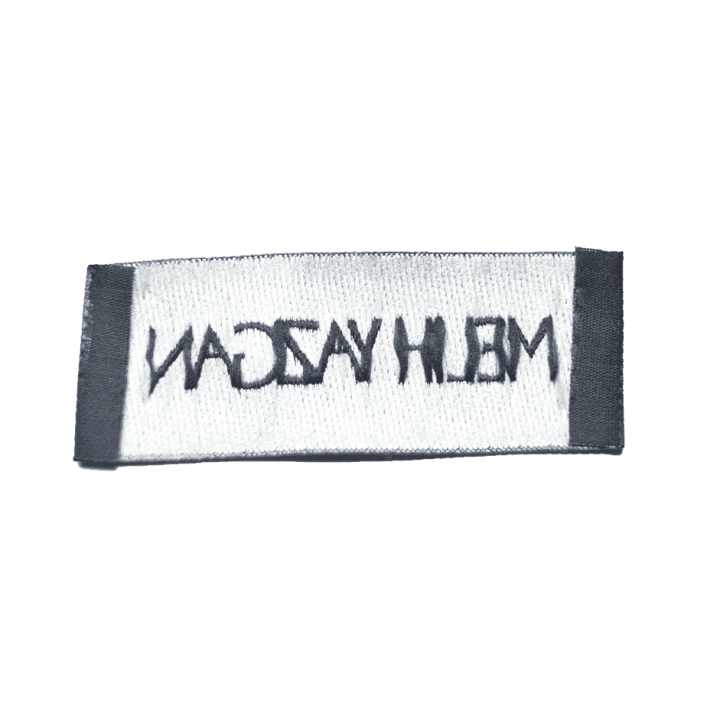 4 Renkli Askılık Ense Etiketi - Kenar Katlamalı 1.2 x 6 cm - www.etiketimalat.com