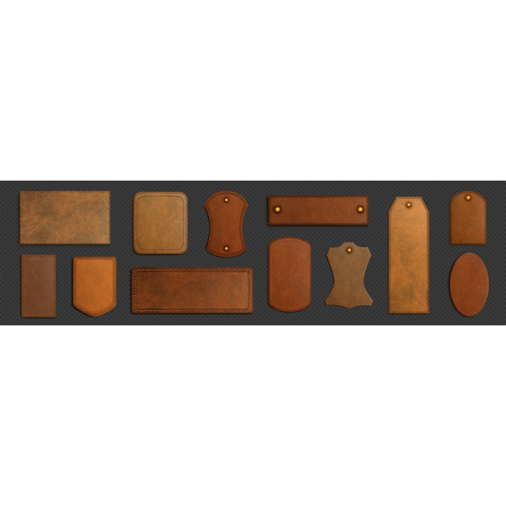 Suni Deri Jakron Etiket | Ekonomik & Dayanıklı Özel Etiketler