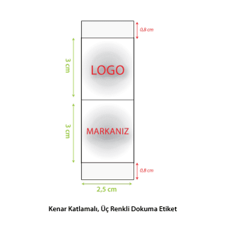 3 Renkli Dokuma Etiket | Yüksek Dokuma Kalitesinde Detay - etiketimalat.com