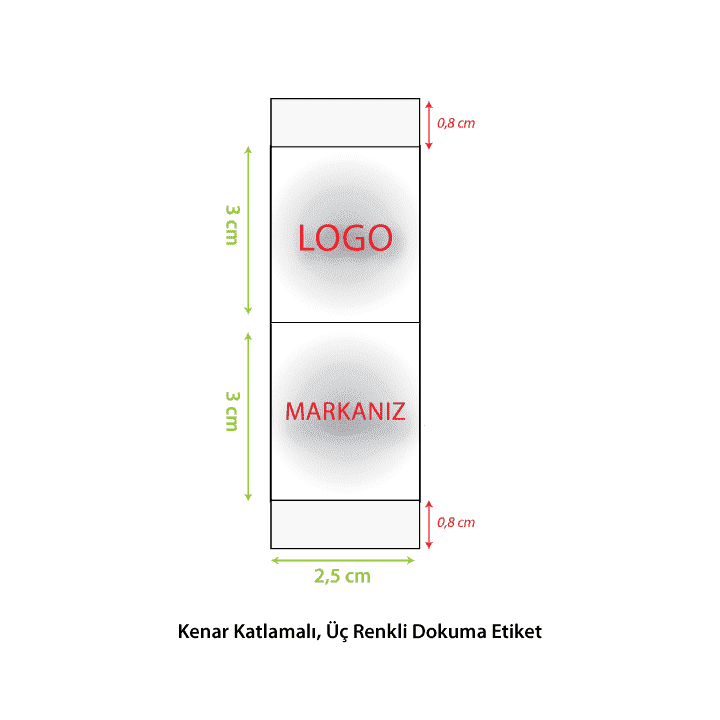3 Renkli Dokuma Etiket | Yüksek Dokuma Kalitesinde Detay - etiketimalat.com