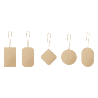 Kraft Sallantı Kartı | Doğal ve Çevre Dostu Etiket | Etiket İmalat