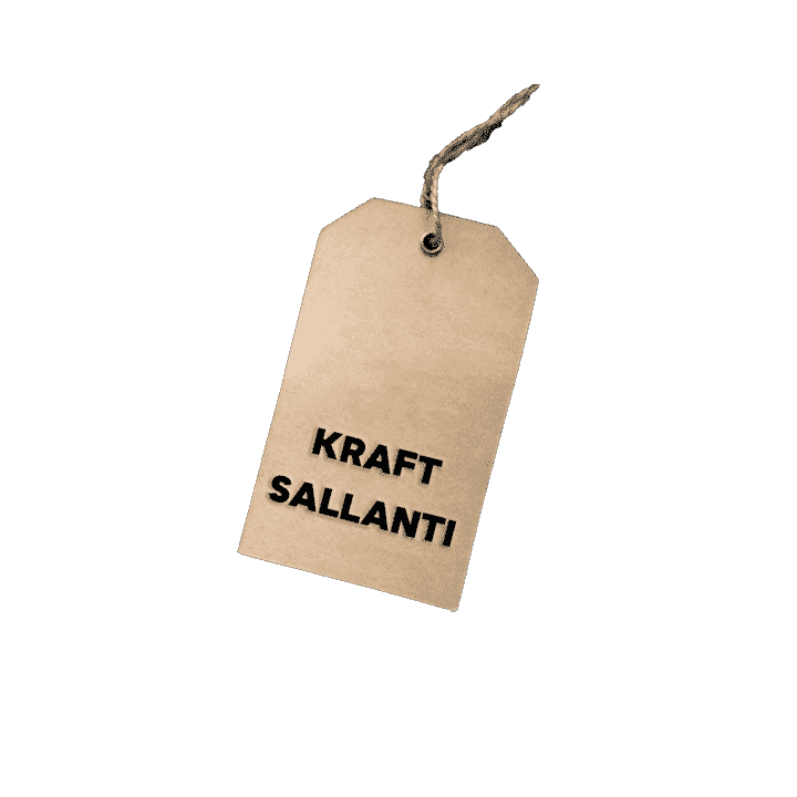 Kraft Sallantı Kartı | Doğal ve Çevre Dostu Etiket | Etiket İmalat