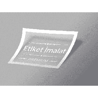 Opak Sticker | Düşük Adetli Dayanıklı Etiket | 100 Adet Üretim | Etiket İmalat